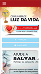 Mobile Screenshot of luzdavida.org.br