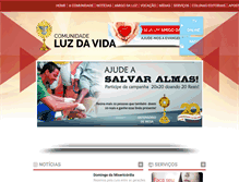 Tablet Screenshot of luzdavida.org.br